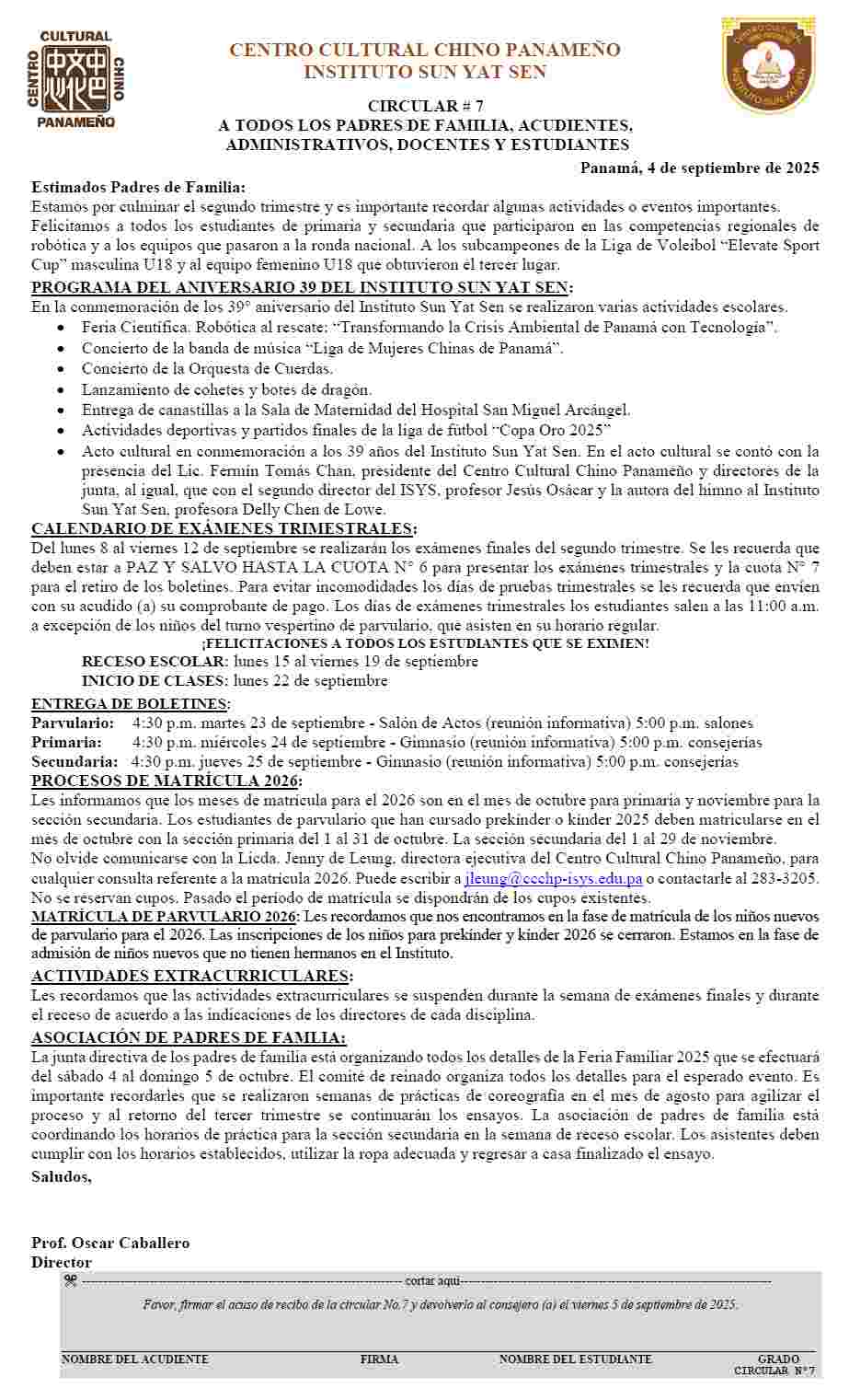 Circular 7 2025