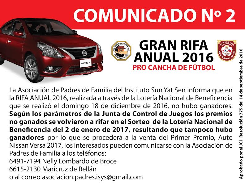 Comunicado2Rifa