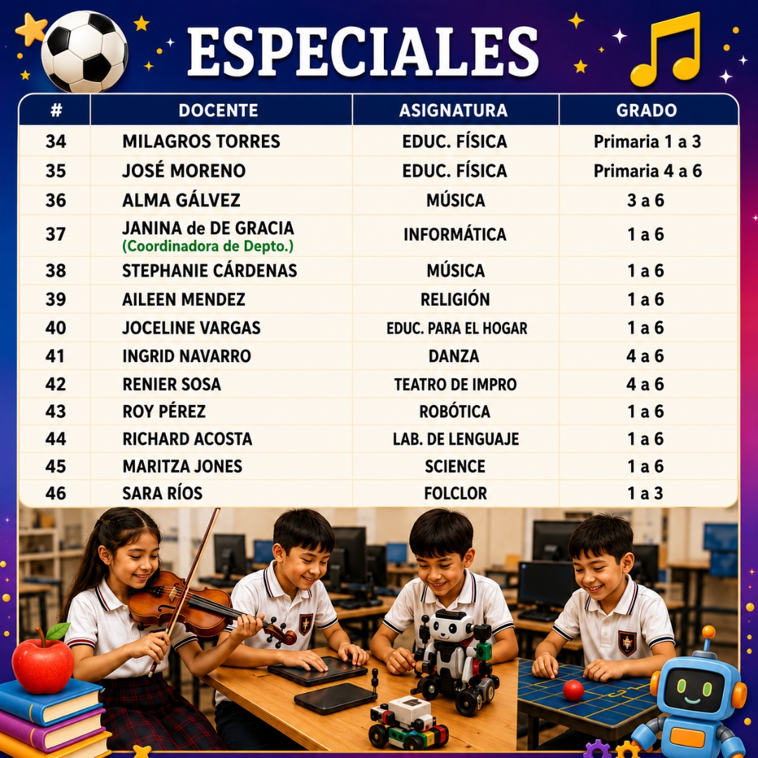 especiales